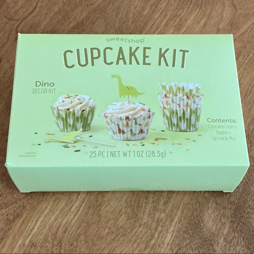 Dino Cupcake Kit - Green